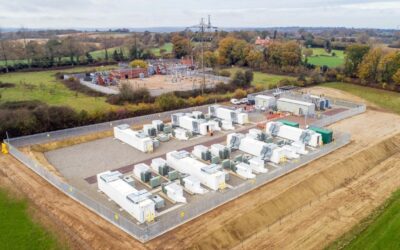 Gresham House's Glassenbury battery storage system. Image: Gresham House.