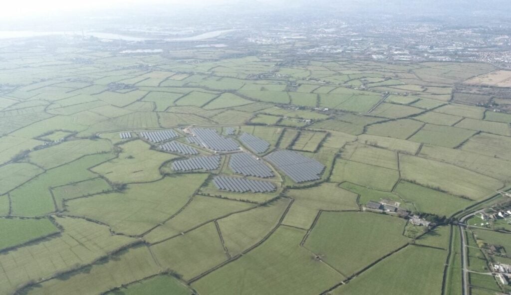 An image of a NextEnergy Capital owned solar farm in the UK.