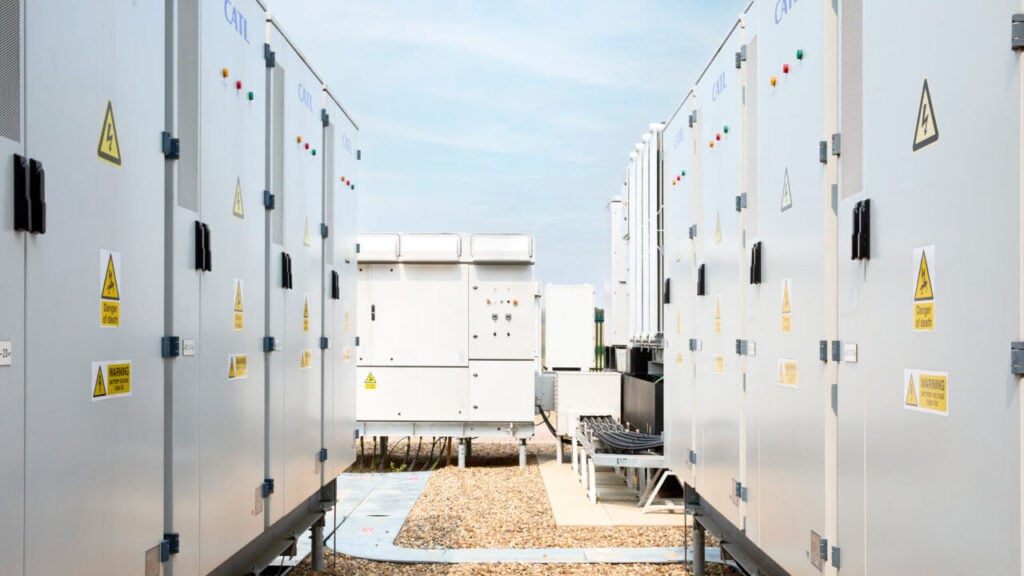 a close up of bess units
