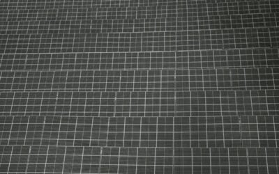 a close up of solar cells from above