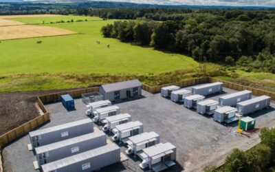 a BESS development from above