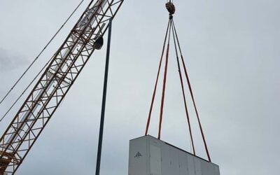 With a capacity of 150MW/300MWh, the Ferrybridge site will be three times the size of SSE’s flagship battery storage site in Salisbury. Image: SSE Renewables.
