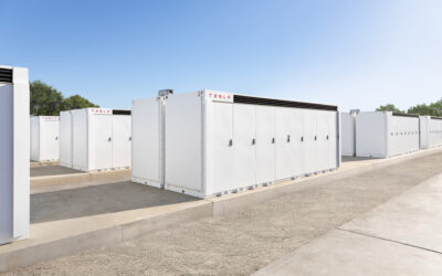Tesla Megapack 2XL lithium-ion batteries will be provided for the project. Image: TagEnergy.